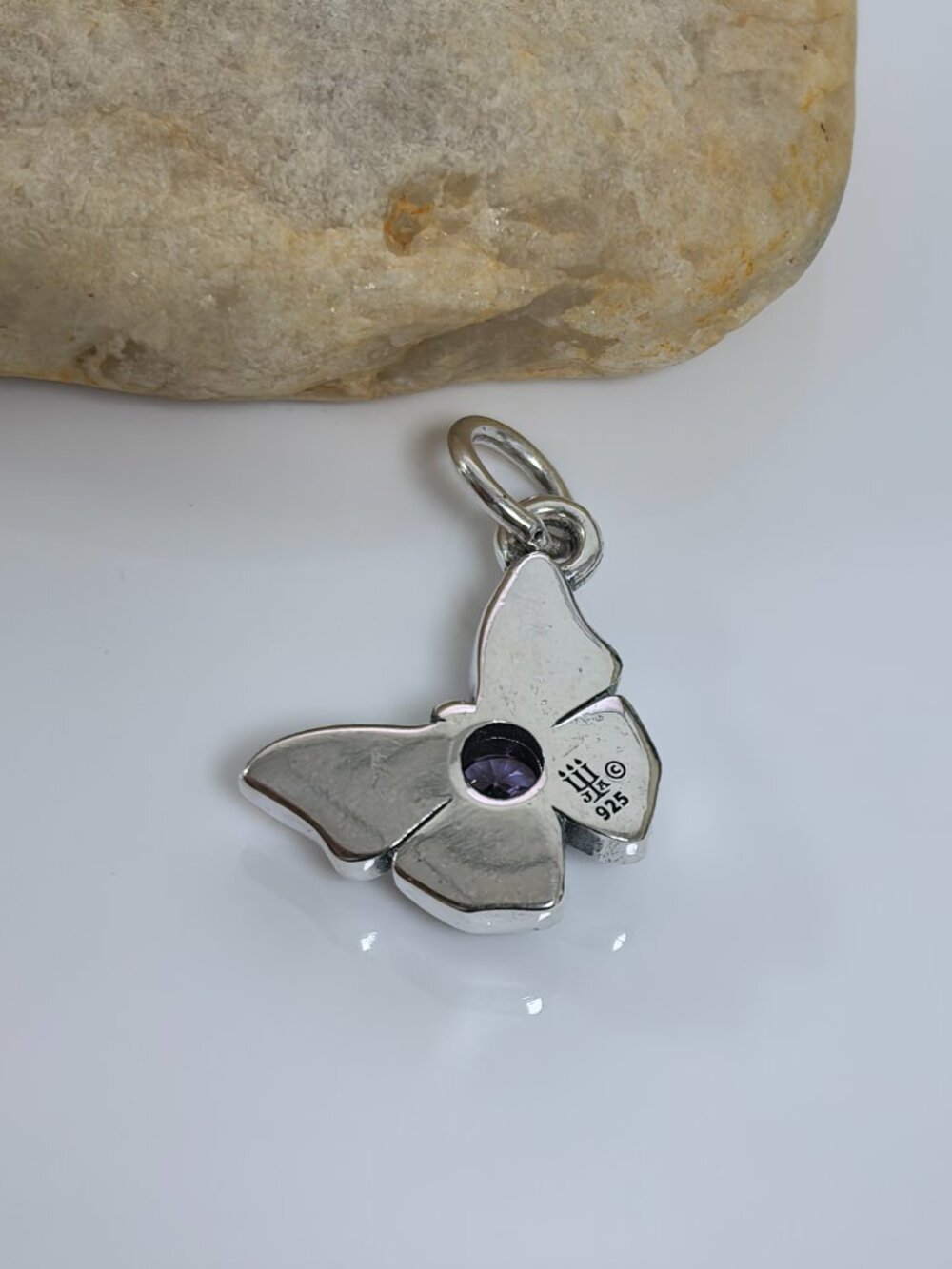 James Avery Butterfly Gemstone Charm (Purple), S925 Silver Jewelry (Women's) - Picture 2 of 4